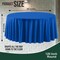 Bulk Pack Plastic Table Cloth - 120 Inch Round Disposable Tablecloth for Parties - Round Tablecloth - Disposable Table Cloths for Parties-Exquisite Party Solids